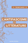 L'antifascisme en litterature