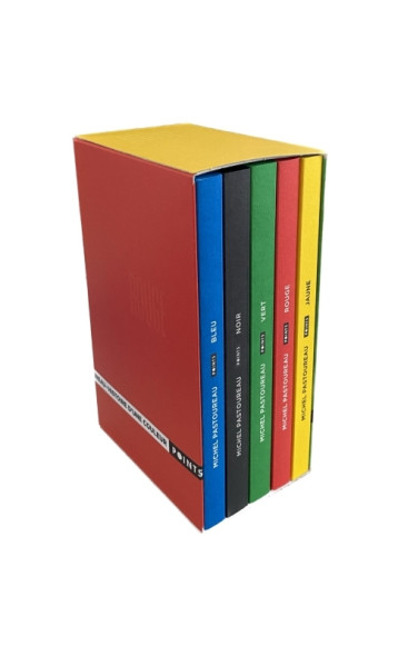 Coffret Histoire d'une couleur en 5 volumes : Bleu, Noir, Vert, Rouge et Jaune - Michel Pastoureau - POINTS